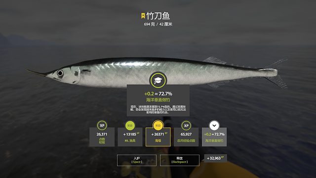 34图竹刀鱼上星