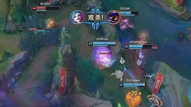 JDG出色的团队指挥，整局压制BLG