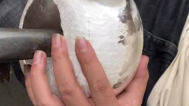 手工足银一张打