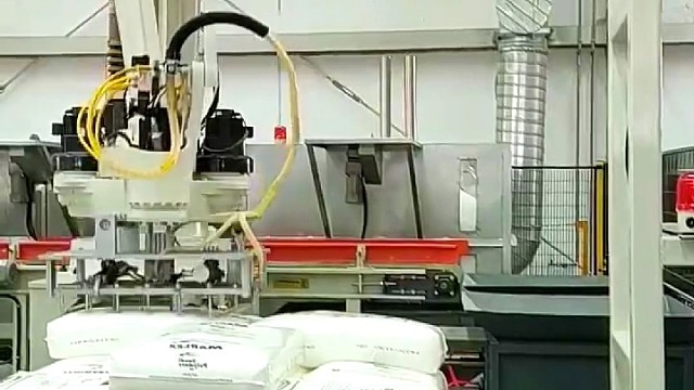 袋装物料自动拆包机械手#拆包机#破包机#自动拆包