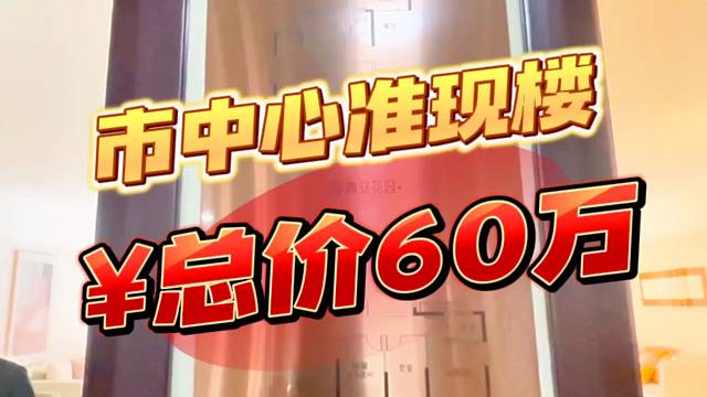 三水北江新区鸿安花园地铁四号线上盖现楼，楼下有学校和商场，总价60万#佛山买房#三水北江新区