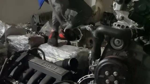 汽车发动机#拆车件#陈田阿牛哥