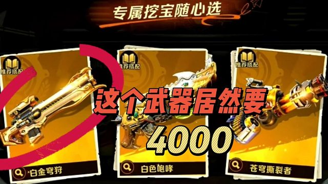 这个武器居然要4000！