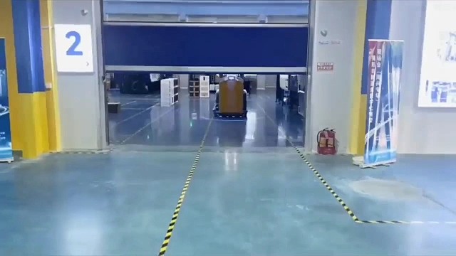 AGV小车舵轮减速机测试中[愉快]