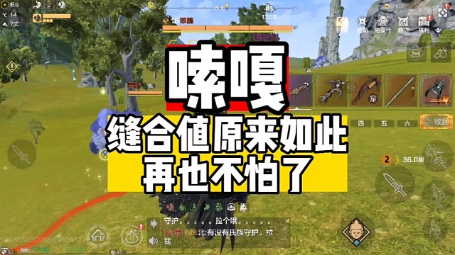 嗦嘎缝合值原来如此