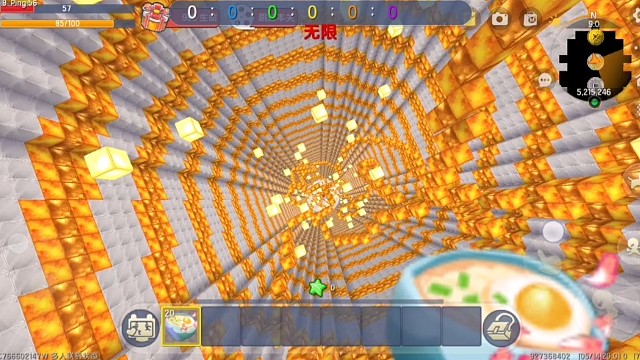 迷你世界：星跳水立方（超难）；鲲亿和幸运蛋儿