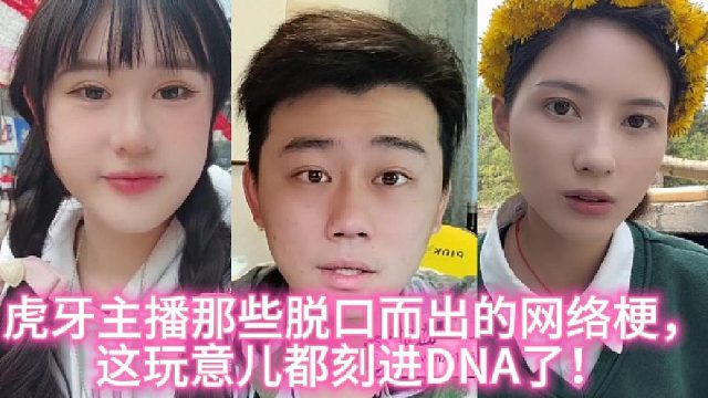 虎牙主播那些脱口而出的网络梗，这玩意儿都刻进DNA了！