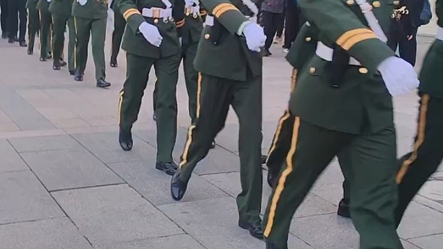 中国军人威武霸气。