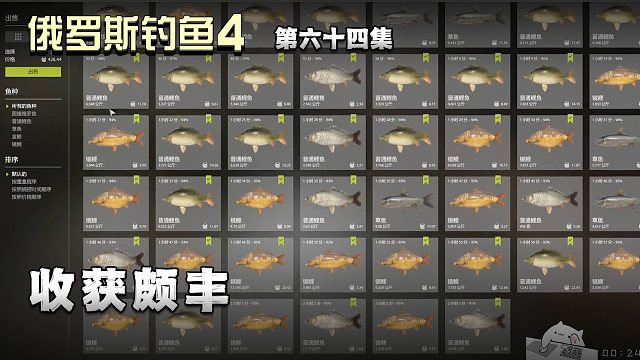 俄罗斯钓鱼4第六十四集：收获颇丰