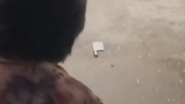 灾难无情 下冰雹，扔菜刀是何典故？