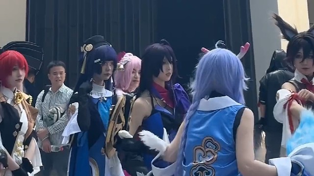 星穹铁道cos集合地，景元元好飒