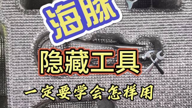 比亚迪海豚隐藏工具有什么用途如何使用