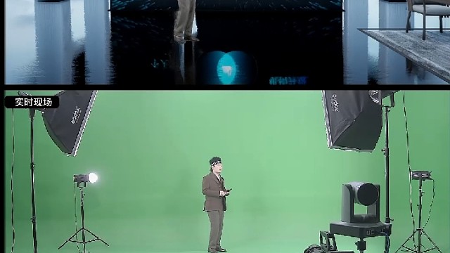 3D虚拟直播间技术演示