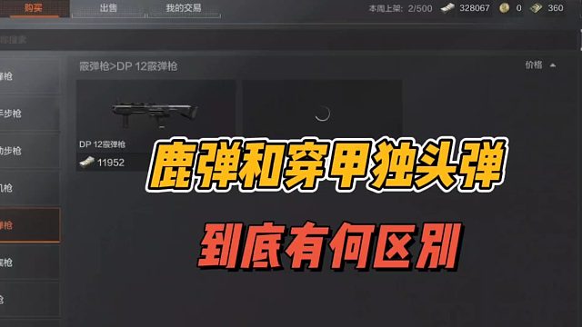 暗区突围：鹿弹和穿甲独头弹，到底有何区别？