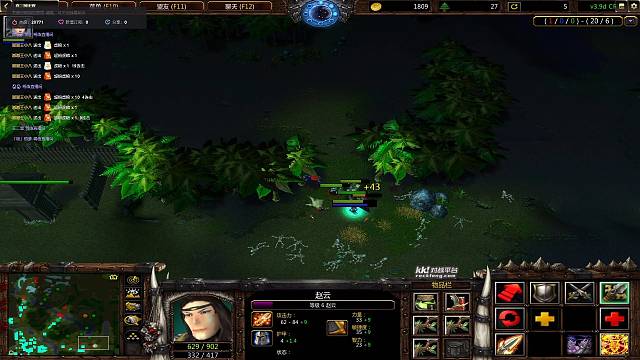 UP3v3赵云无视野连躲俩T棒