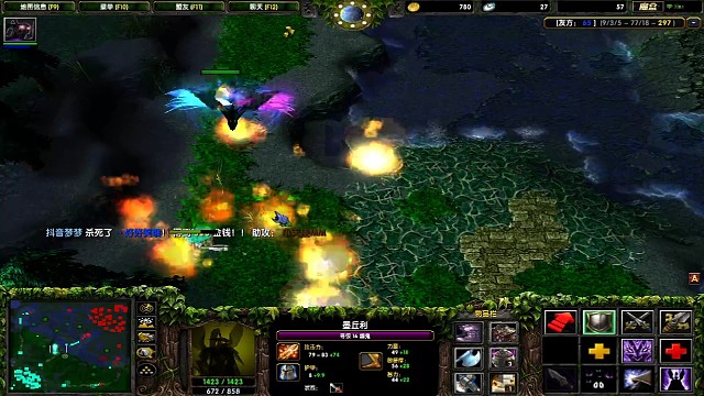 抗压幽鬼1V2，小炮说来保我补刀，然后送2次小y，点金辉耀NEC无脑刷之不走寻常路的幽鬼（二）