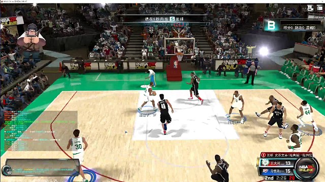 三分对轰，盖帽掉线