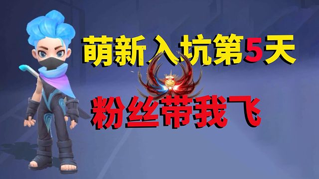 逃跑吧少年：萌新入坑第5天，粉丝带我飞，太重了