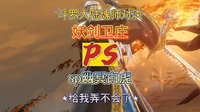 斗罗大陆魂师对决:应粉丝要求测试系列最强王者，卫庄VS幽冥白虎