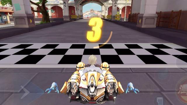 QQ飞车手游（老街工地）国服跑法教程