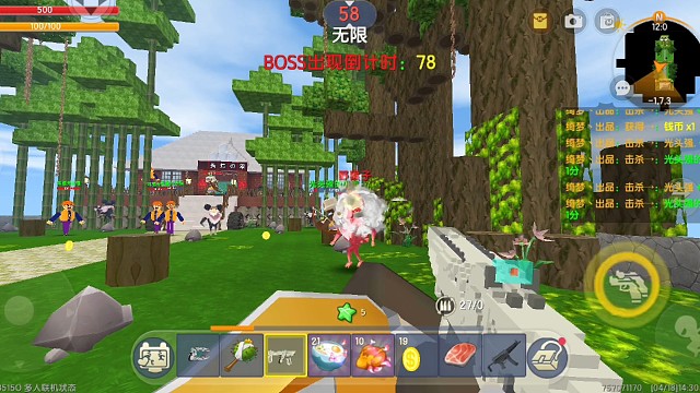 迷你世界:大战600个光头强，绮梦发现了一个弱点，那就是房子