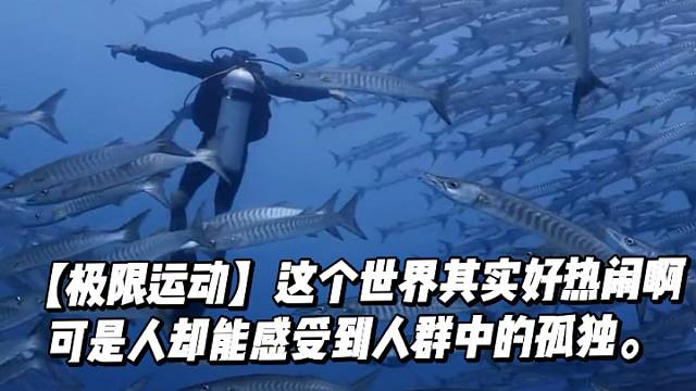 【极限运动】这个世界其实好热闹啊，可是人却能感受到人群中的孤独。