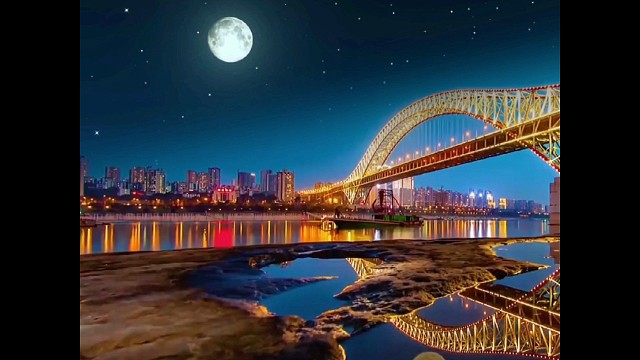 和国内的夜景也差不多啊