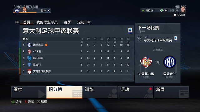 完成联赛六连胜壮举