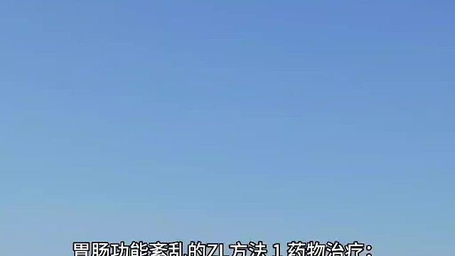 胃肠功能紊乱的ZL方法