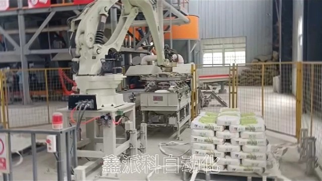 自动化设备-码垛机器人，替代人工码垛作业，解放劳动力。#码垛机