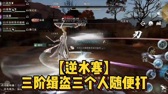 【逆水寒】三阶缉盗三个人随便打