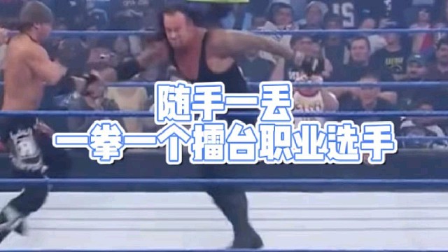 随手一丢
一拳一个擂台职业选手