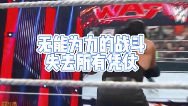 无能为力的战斗
失去所有凭仗