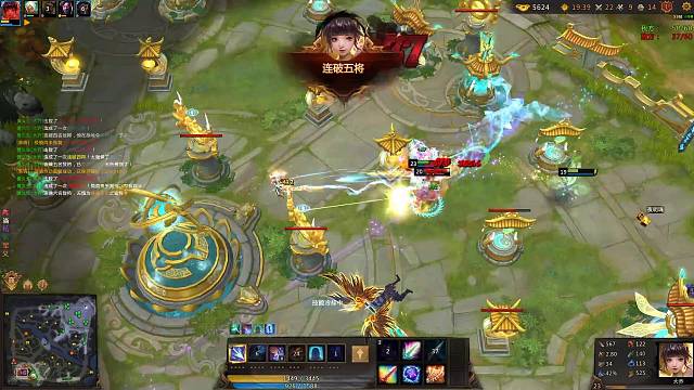 IN天命五杀大乔八分钟回血池重生了八次