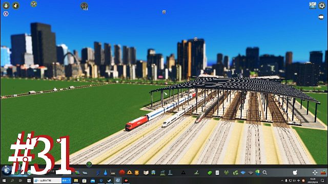 都市天际线31-规划火车线路划分客货车火车轨道
