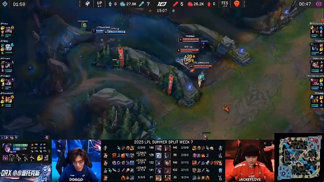 UPvsTES,亿点点优势二打三，结果有点伤