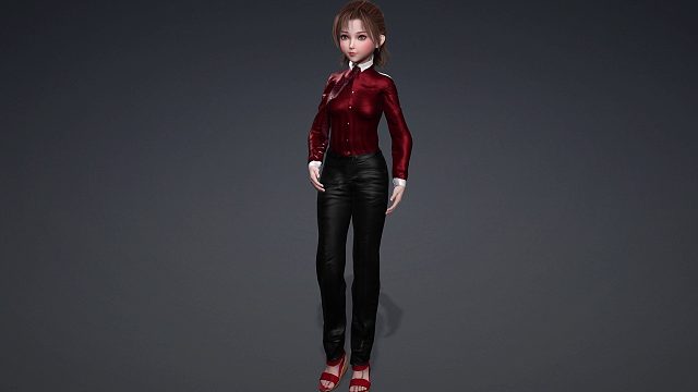 和真人一样的虚拟人美女跳舞，AI元宇宙小姐姐跳舞