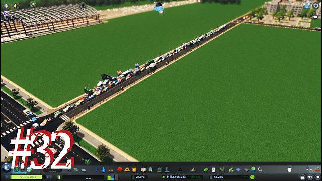 都市天际线32-修建地铁解决客运火车站前堵车