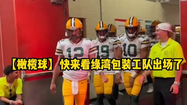 【橄榄球】快来看绿湾包装工队出场了