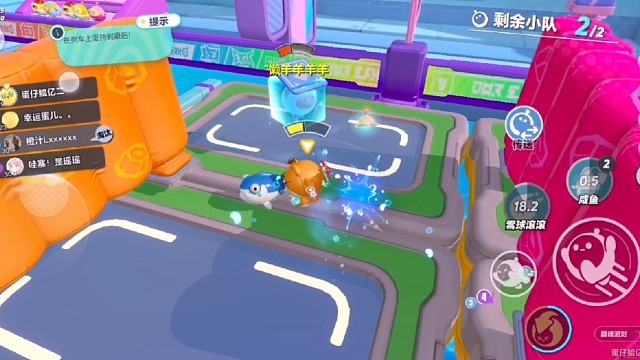 蛋仔派对：巅峰派对；鲲亿和幸运蛋儿。