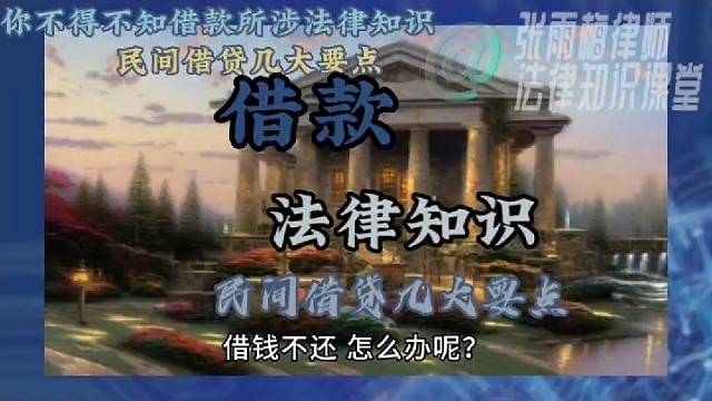 #上热门话题借款法律知识，欠钱不还|张雨梅律师#关注我每天坚持分享知识#主打的就是一