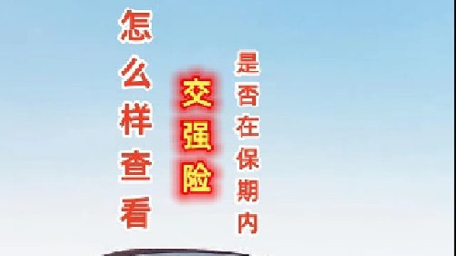 交强险怎么查询#交强险#商业险#二手车