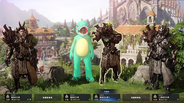 命运方舟每日一更新，我的四个狂战士职业