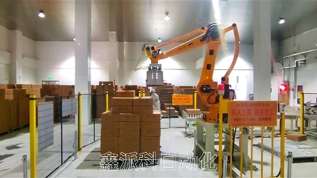 纸箱码垛机器人#码垛机#纸箱码垛