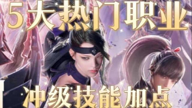 5大热门职业，冲级技能加点，命运方舟