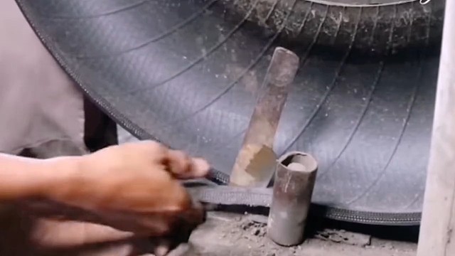 这轮胎椅子太结实了