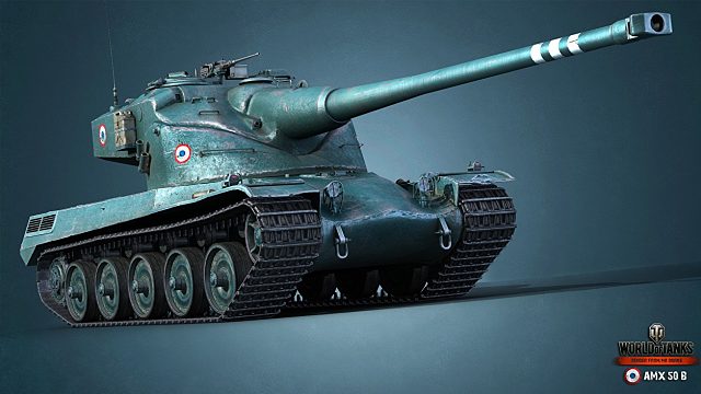 坦克世界AMX50B昔日战神没落的高卢雄鸡细节打法分享，超级大魔王系列！