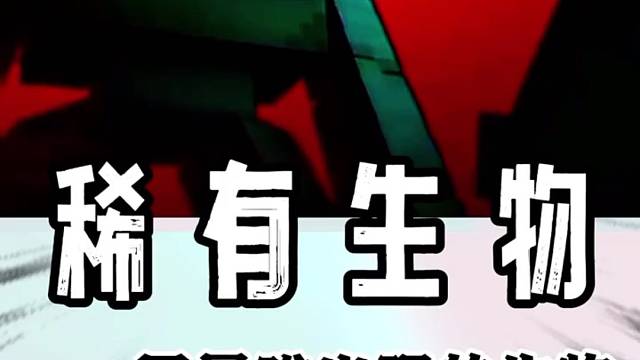 你知道mc里最稀有得生物是谁吗#mc#我的世界#游戏