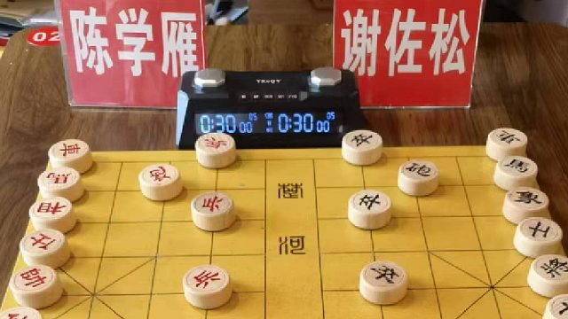 第2局谢佐松先胜陈学雁