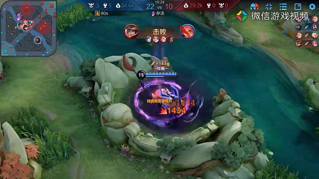 一个人绕后团灭对手，这波有点超标